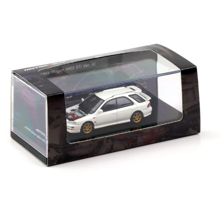 Motorhelix Subaru Impreza WRX STi Wagon Version VI Pure white 1:64 box