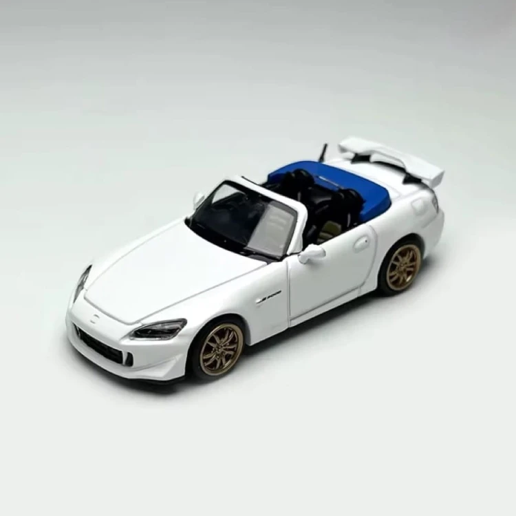 Motorhelix Honda S2000 Type S Platinum white pearl magnetic Kit 1:64 bok