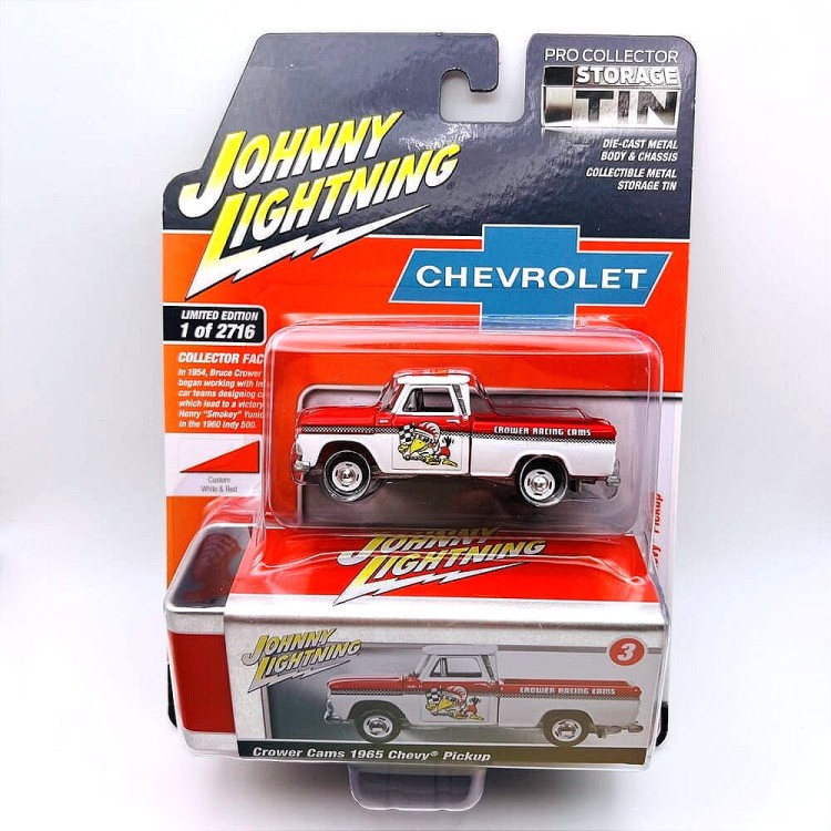 Johnny Lightning Chevy Pickup 1965 Crover Cams 1:64 przód