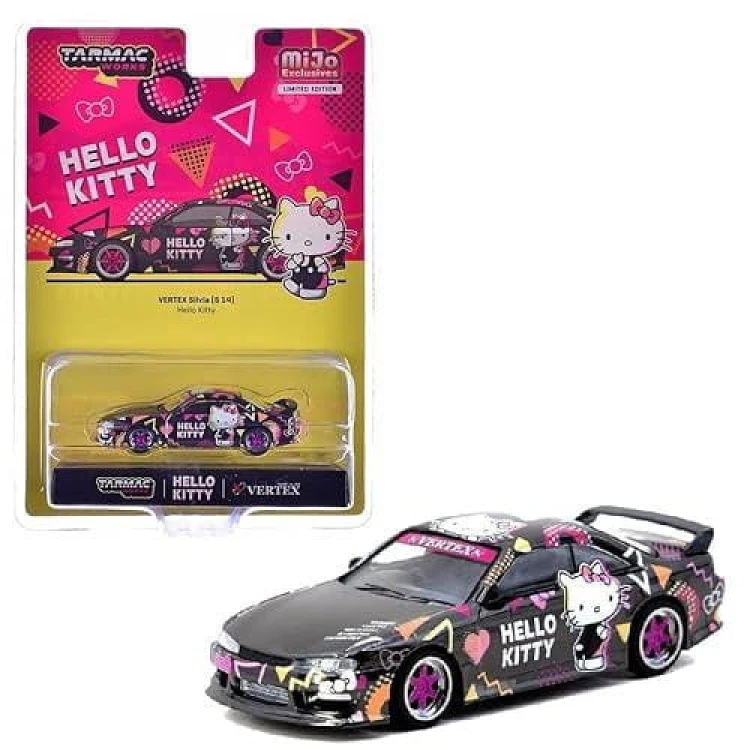 Tarmac Works Nissan Silvia S14 Vertex Hello Kitty 1:64 blister