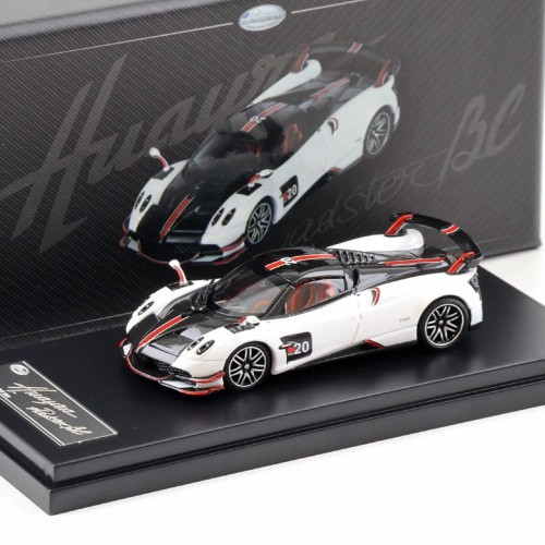 LCD Models Pagani Huayra Roadster BC #20 China Toy Expo 2024 white 1:64 przód