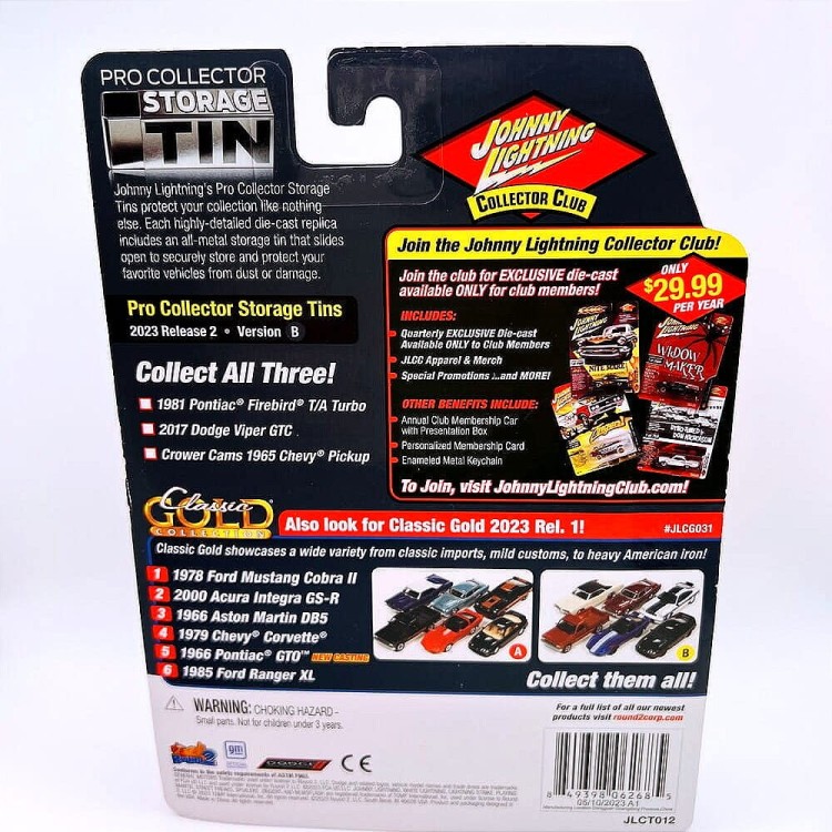 Johnny Lightning Chevy Pickup 1965 Crover Cams 1:64 tył