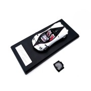 LCD Models Pagani Huayra Roadster 2018 White 1:64 góra