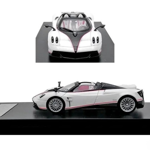 LCD Models Pagani Huayra Roadster 2018 White 1:64 przód