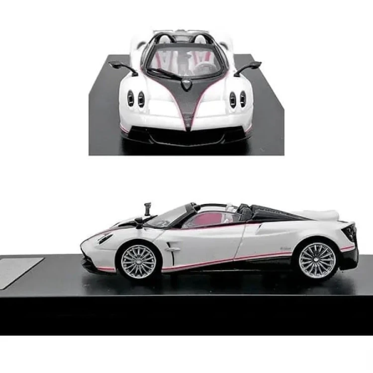 LCD Models Pagani Huayra Roadster 2018 White 1:64 przód