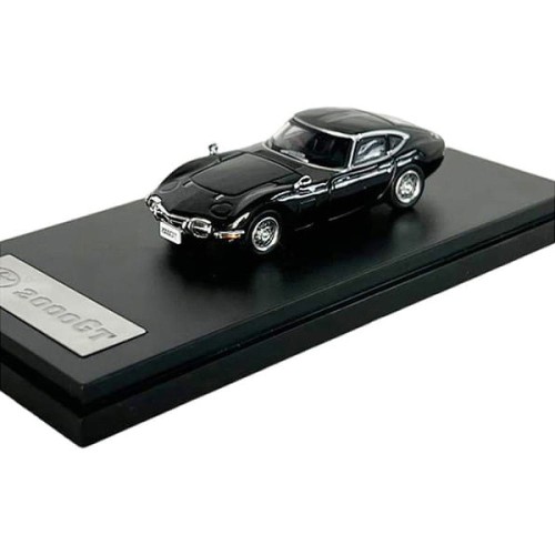 LCD Models Toyota 2000 GT Black 1:64 przód