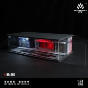 MoreArt Diorama Cyberpunk 05 Mexican Podświetlana LED 1:64 bok detal