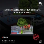 MoreArt Diorama Scena uliczna – Street Assembly Series 16 1:64 przód