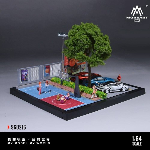 MoreArt Diorama Scena uliczna – Street Assembly Series 16 1:64 scena 1