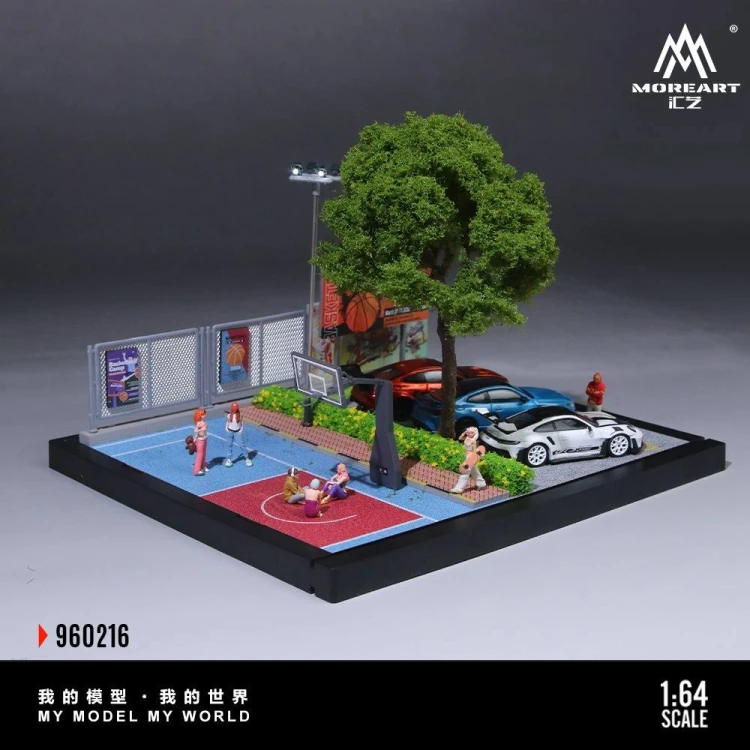MoreArt Diorama Scena uliczna – Street Assembly Series 16 1:64 scena 1