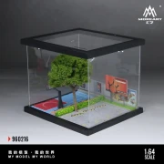 MoreArt Diorama Scena uliczna – Street Assembly Series 16 1:64 bok