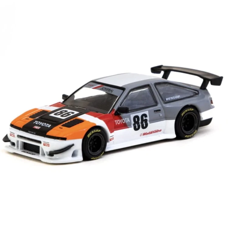 Tarmac Works Toyota Sprinter Trueno AE86 Widebody TRD 1:64 przód