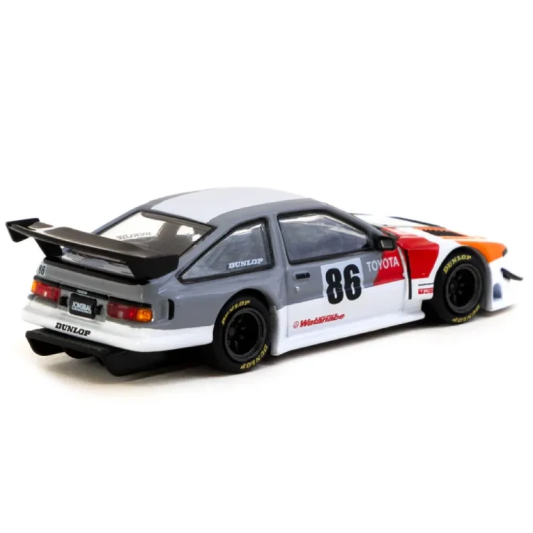 Tarmac Works Toyota Sprinter Trueno AE86 Widebody TRD 1:64 tył
