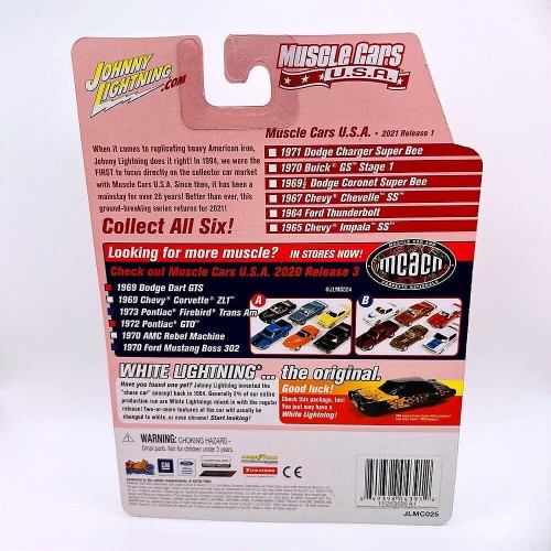 Johnny Lightning Chevy Chevelle 1967 SS 1:64 tył