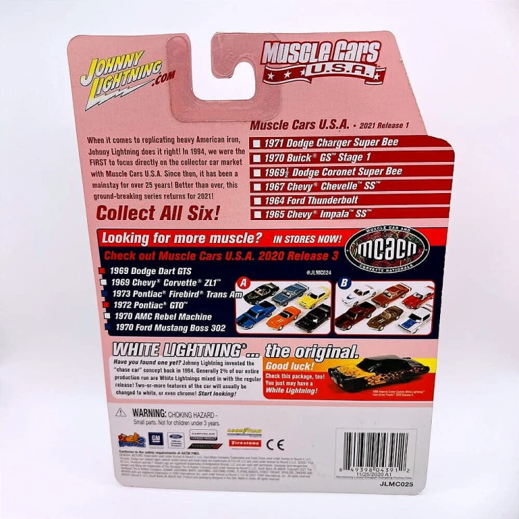 Johnny Lightning Chevy Chevelle 1967 SS 1:64 tył