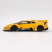 MINI GT Lamborghini LB-Silhouette WORKS MURCIELAGO GT Evo Yellow 1:64 bok