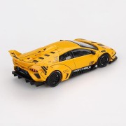 MINI GT Lamborghini LB-Silhouette WORKS MURCIELAGO GT Evo Yellow 1:64 tył