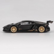 MINI GT LB★WORKS Lamborghini Aventador Limited Edition Matte Black 1:64 bok