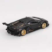 MINI GT LB★WORKS Lamborghini Aventador Limited Edition Matte Black 1:64 tył