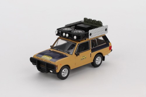 MINI GT Range Rover 1981 Camel Trophy Sumatra C.Swoboda &amp; K.Mentel Winner 1:64 przód