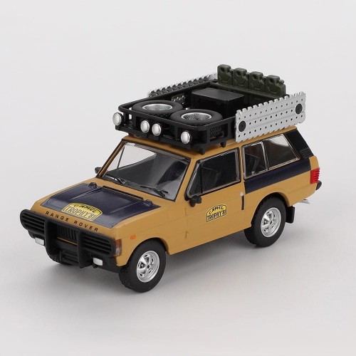 MINI GT Range Rover 1981 Camel Trophy Sumatra C.Swoboda &amp; K.Mentel Winner 1:64 przód