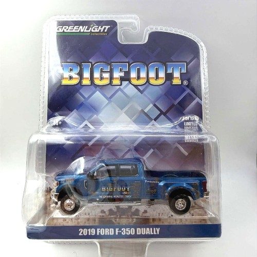 Greenlight 2019 Ford F-350 Dually Big Foot Dirty Version 1:64 przód