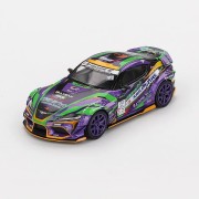 Mini GT Toyota Gr Supra Kuhl D1Gp Evangelion Racing 2021 1:64 przód