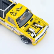 Pop Race Pandem Datsun 620 Yellow Mooneyes 1:64 góra detal