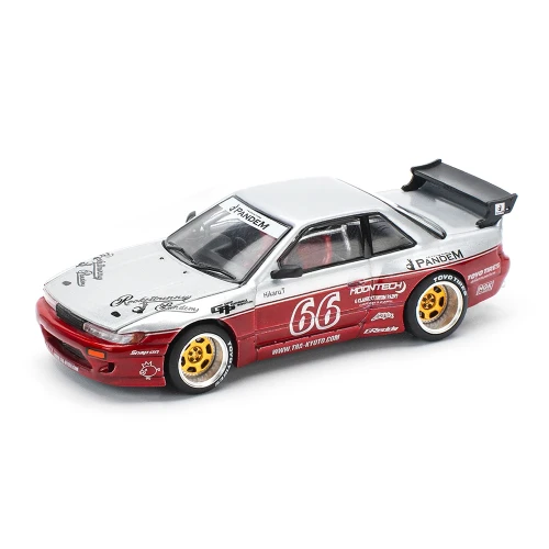 Pop Race Pandem Nissan Silvia S13 Moontech Red 1:64 przód