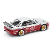Pop Race Pandem Nissan Silvia S13 Moontech Red 1:64 tył