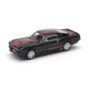 Pop Race Shelby Mustang GT500 Dark Chrome Black/Red 1:64 przód