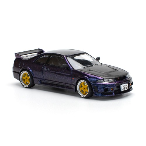 Pop Race Nissan Skyline GT-R R33 NISMO Midnight Purple 1:64 przód