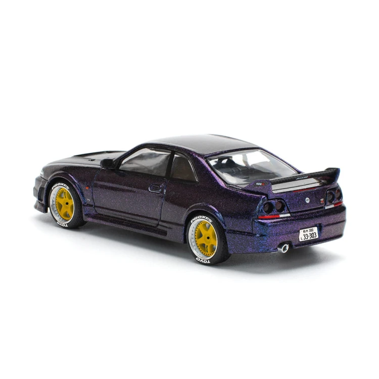Pop Race Nissan Skyline GT-R R33 NISMO Midnight Purple 1:64 tył