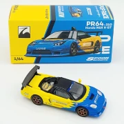 Pop Race Honda NSX R GT Spoon Sports Yellow Blue 1:64 box góra