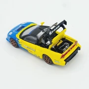 Pop Race Honda NSX R GT Spoon Sports Yellow Blue 1:64 góa detal