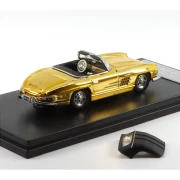 YS Model 1957 Mercedes-Benz 300SL Roadster Gold 1:64 tył detal