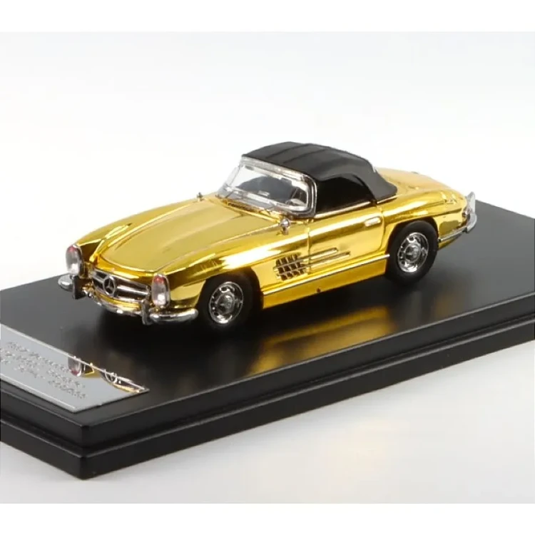YS Model 1957 Mercedes-Benz 300SL Roadster Gold 1:64 detal