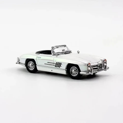 YS Model 1957 Mercedes-Benz 300SL Roadster Pearl white 1:64 przód