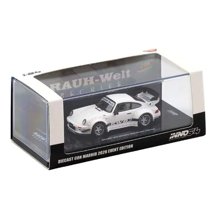 INNO64 Porsche 911 930 RWB RAUH-Welt DIECAST Con Madrid 2026 1:64 box detal