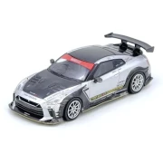 INNO64 Nissan GT-R R35 Top Secret Silver 2025 Tokyo Auto Salon Hong Kong 1:64 przód