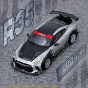 INNO64 Nissan GT-R R35 Top Secret Silver 2025 Tokyo Auto Salon Hong Kong 1:64 góra