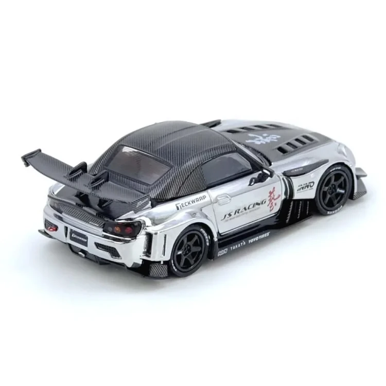 INNO64 Honda S2000 JS Racing Chrome Tokyo Auto Salon Hong Kong 2025 1:64 tył