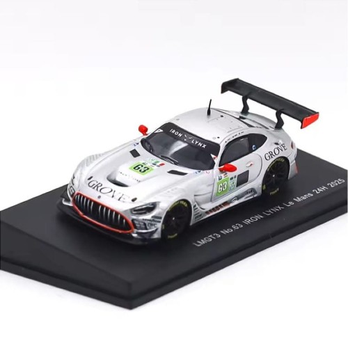 Spark Mercedes-AMG LMGT3 No.63 IRON LYNX Le Mans 24H 2025 S. Grove - B. Grove - L. Stolz 1:64 przód