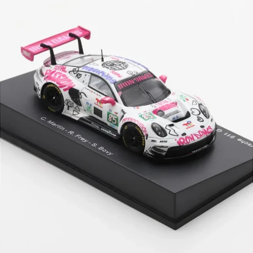 Spark Porsche 911 GT3 R LMGT3 No.85 IRON DAMES Le Mans 24H 2025 C. Martin - R. Frey - S. Bovy 1:64 przód