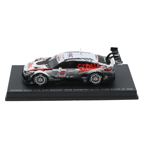 Spark Honda Civic Type R-GT #100 N. Yamamoto - T. Makino Stanley Team Kunimitsu GT500 Super GT Japan 2025 1:64 bok