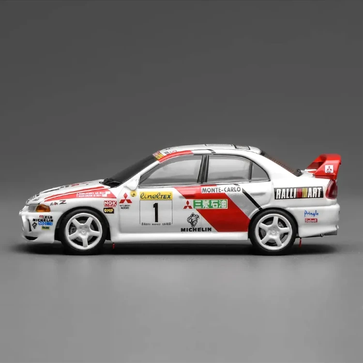 Motorhelix Mitsubishi Lancer Evolution IV GSR Monte Carlo Livery 1:64 bok
