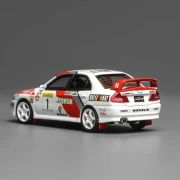 Motorhelix Mitsubishi Lancer Evolution IV GSR Monte Carlo Livery 1:64 tył