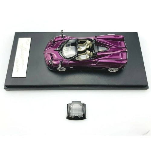 LCD Models Pagani Huayra Roadster 2018 Purple 1:64 góra