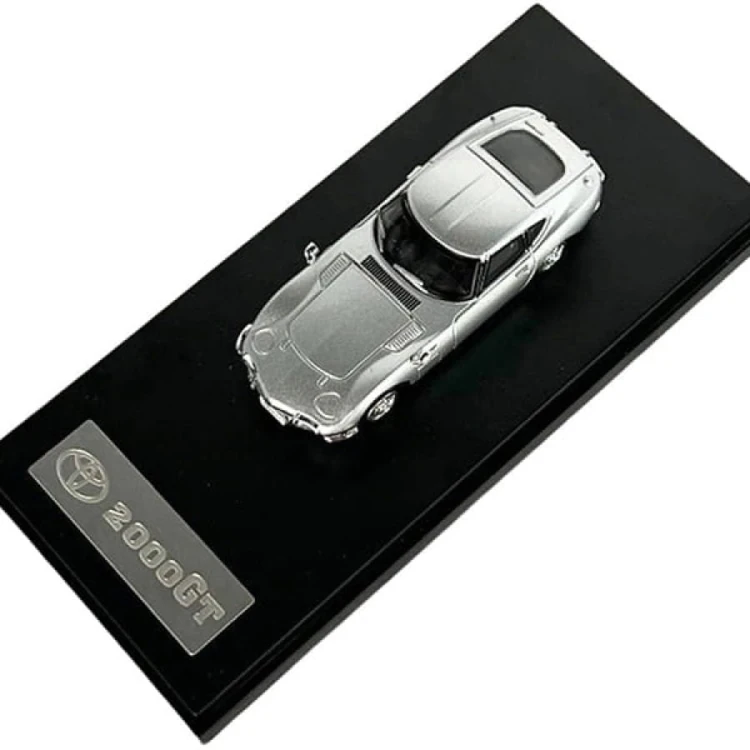 LCD Models Toyota 2000 GT Silver 1:64 góra