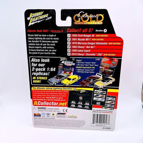 Johnny Lightning Chevrolet 2012 Corvette Z06 1:64 tył